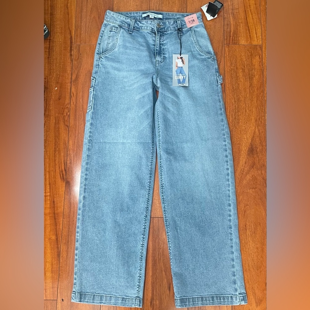 Curvy Carpenter Baggy Jeans